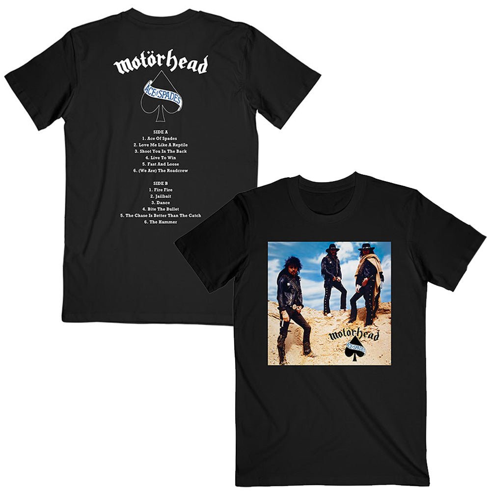 MOTORHEAD モーターヘッド (結成 50周年 ) - Ace of Spades Track List / バックプリントあり / Tシャツ / メンズ - PGS